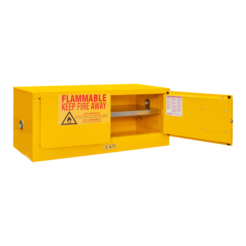 Flammable Safety Cabinet, 12 Gallons (45L) Horizontal