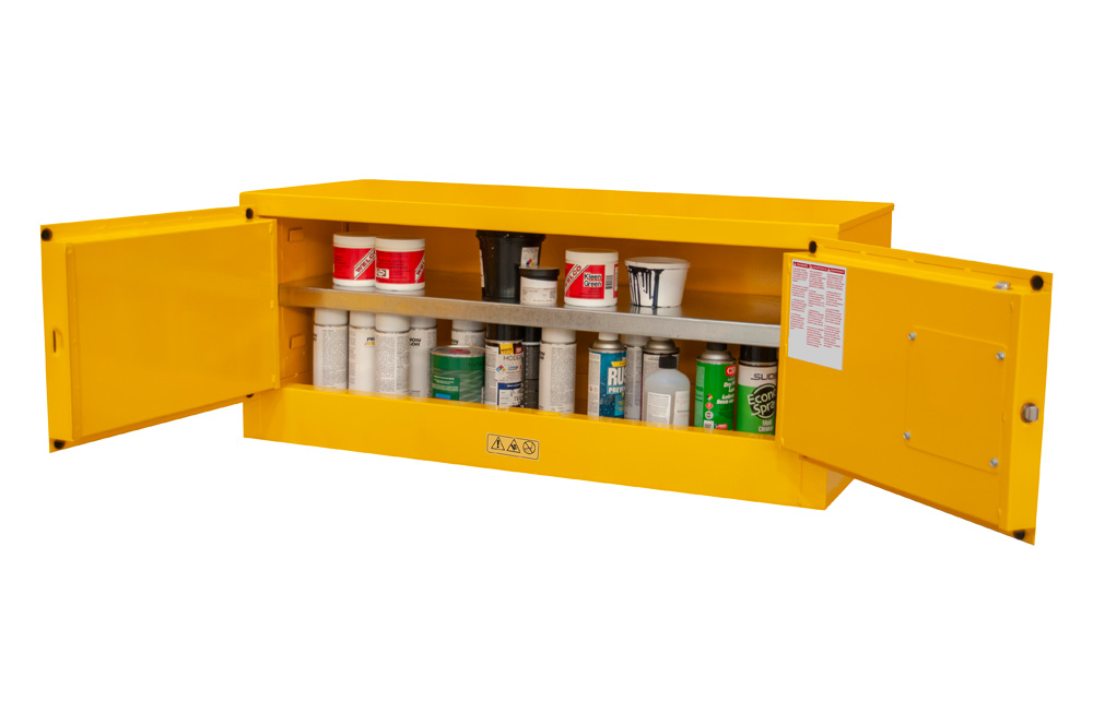 Flammable Safety Cabinet, 12 Gallons (45L) Horizontal