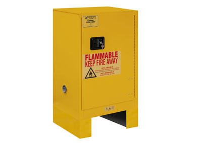 Flammable Safety Cabinet with Legs, 12 Gallons (45L)