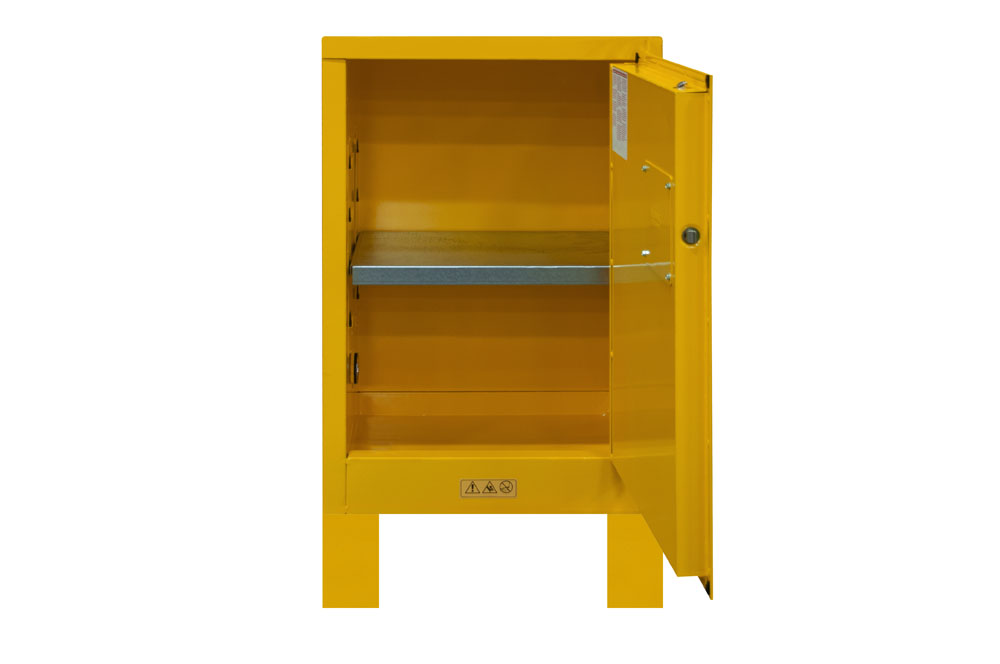 Flammable Safety Cabinet with Legs, 12 Gallons (45L)