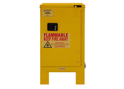 Flammable Safety Cabinet with Legs, 12 Gallons (45L)