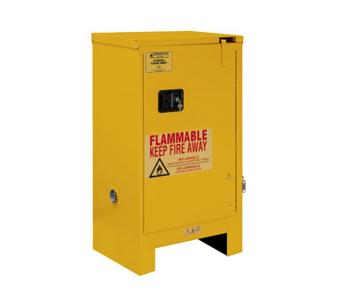 Flammable Safety Cabinet with Legs, 16 Gallons (61L)
