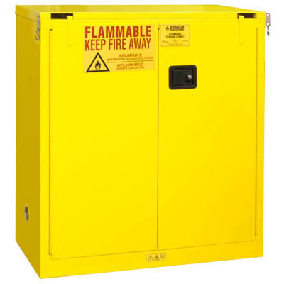 Flammable Safety Cabinet, 30 Gallons (114L) - 43"W x 18"D