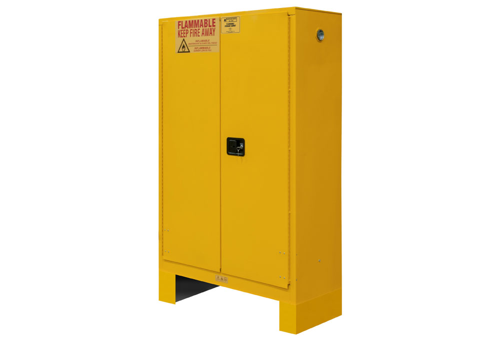 Flammable Safety Cabinet with Legs, 45 Gallons (170L)