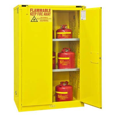 Flammable Safety Cabinet, 45 Gallons (170L) - 43"W x 18"D