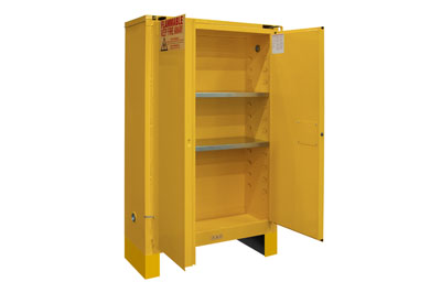 Flammable Safety Cabinet with Legs, 45 Gallons (170L)