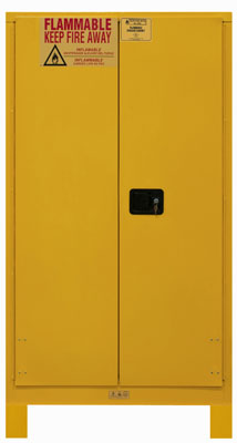 Flammable Safety Cabinet with Legs, 60 Gallons (227L)