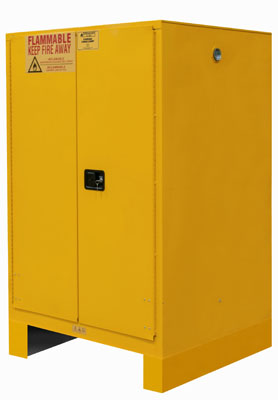 Flammable Safety Cabinet with Legs, 60 Gallons (227L)