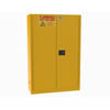 Flammable Storage Cabinet For Paint and'k w/ 2 Manual Close Doors, 43' Wide