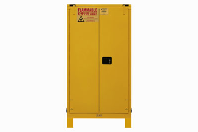 Flammable Safety Cabinet with Legs, 60 Gallons (227L)