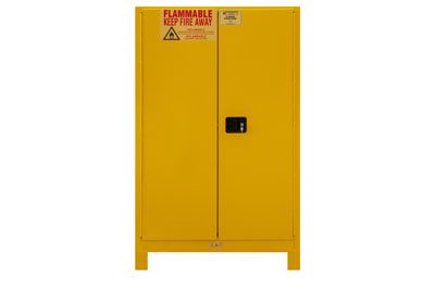 Flammable Safety Cabinet with Legs, 90 Gallons (340L)