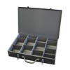 Large Steel Compartment Box w/ Adjustable Openings, 18' Wide