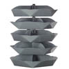 5 Shelf 44" Rotabin (5 compartments per shelf)