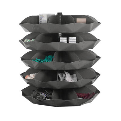 5 Shelf 58" Rotabin  (10 compartments per shelf)