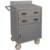 24" Wide Mobile Bench Cabinet with 2 Drawers 
