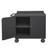 Mobile Workstation with Lockable Storage Compartment - 36'W