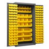 16 Gauge Cabinet with 126 Hook-On Bins - 36"W x 24"D x 72"H