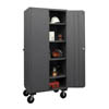 Mobile Cabinet with 4 Shelves, 16 Gauge - 36'W x 24'D x 80'H