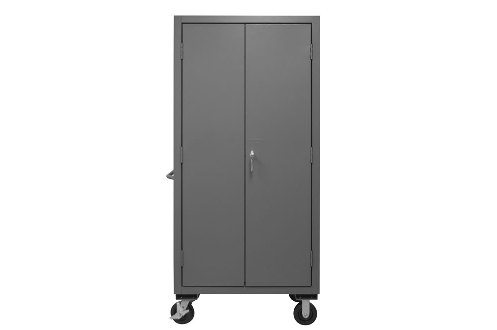 Mobile Cabinet with 4 Shelves, 16 Gauge - 36" Wide