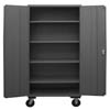 Mobile Cabinet with 4 Shelves, 16 Gauge - 48'W x 24'D x 80'H