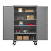 Mobile Cabinet with 4 Shelves, 16 Gauge - 48'W x 24'D x 80'H
