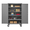 Mobile Cabinet, 4 Shelves, 16 Gauge - 48" Wide