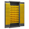 16 Gauge Cabinet with 156 Hook-On Bins - 36"W x 18"D x 84"H