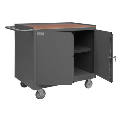 3113 Series, Mobile Bench Cabinet - 1 Shelf, Choice of Top Surfaces