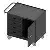3121 Series, Mobile Bench Cabinet , 4 Drawers & Half Cabinet