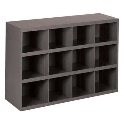 12 Open Bin - 12" Deep - Slope Shelf