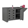 Stationary Work Station with 4 Drawers - 48" Wide