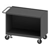 48' Wide Mobile Bench Cabinet, Floor Lock Model, No Doors (2,000 lbs. capacity)