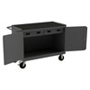 3414 Series, 48" Wide Mobile Bench Cabinet, Floor Lock, 2 Drawers 