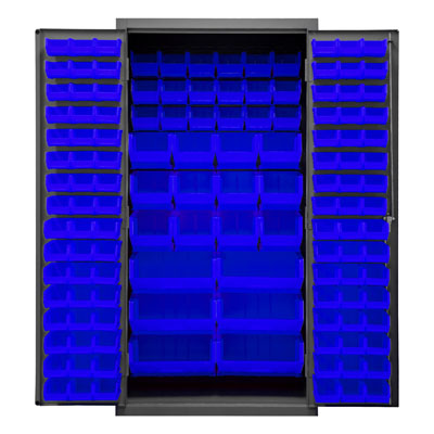 36" Wide Cabinet with 132 Bins (Flush Door Style)