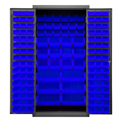 36" - Wide Cabinet with 132 Bins (Flush Door Style)