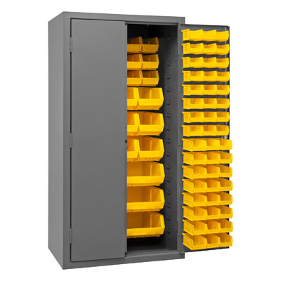 36" - Wide Cabinet with 132 Bins (Flush Door Style)