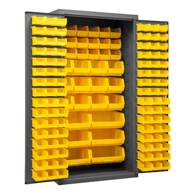 36" - Wide Cabinet with 132 Bins (Flush Door Style)