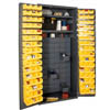 Small Parts Storage & Security Cabinet with 60 Jumbo Drawers & 96 Hook-On-Bins