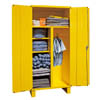 Spill Control Cabinet with Wardrobe & Broom Storage