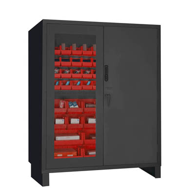 14 Gauge Electronic Access Cabinet with Hook-On-Bins