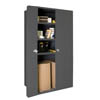 14 Gauge Cabinet with Bi-Fold Doors & Shelves - 36"W x 18"D x 72"H