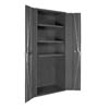 14 Gauge Cabinet with Bi-Fold Doors & Shelves - 36"W x 24"D x 72"H