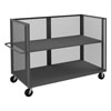 3ST Series, 3 Sided Mesh Truck w/ Adjustable Shelf