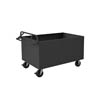 4-Sided Box Truck with Ergonomic Handle, Solid Sides (2,000 lbs. capacity)