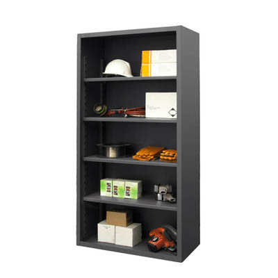 12 Gauge Heavy Duty Enclosed Shelving - 48"W x 18"D x 72"H