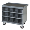 2 Sided Cart with 24 Bins 