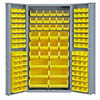 36" Wide Cabinet with 132 Bins - 4" Deep Box Door Style