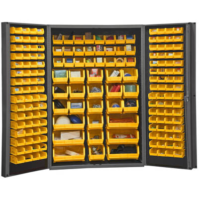 48' Wide Cabinet with 176 Bins (4' Deep Box Door Style)