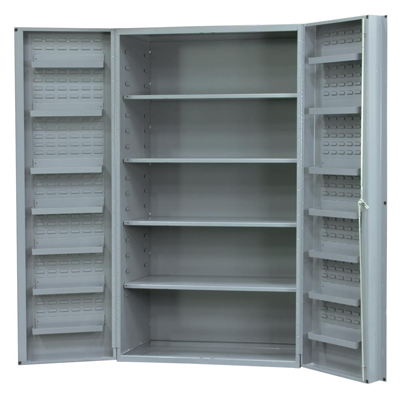 Heavy Duty Cabinet - 4 Shelves and 12 Door Shelves