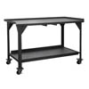 Heavy Duty Mobile Workbench with Lips Up - 48"W x 30"D x 40"H